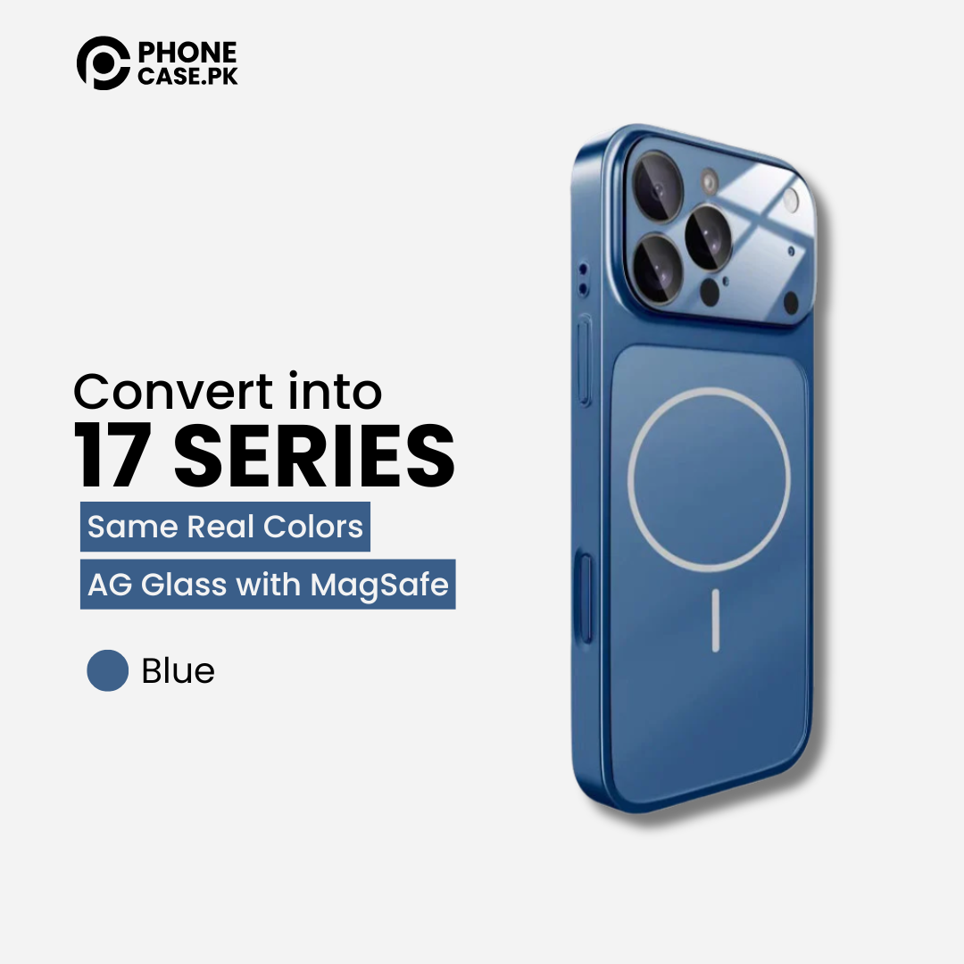 iPhone 14 Pro Converter Cover - Upgrade to iPhone 17 Pro Max Matte MagSafe Case with Built-in Camera Lens