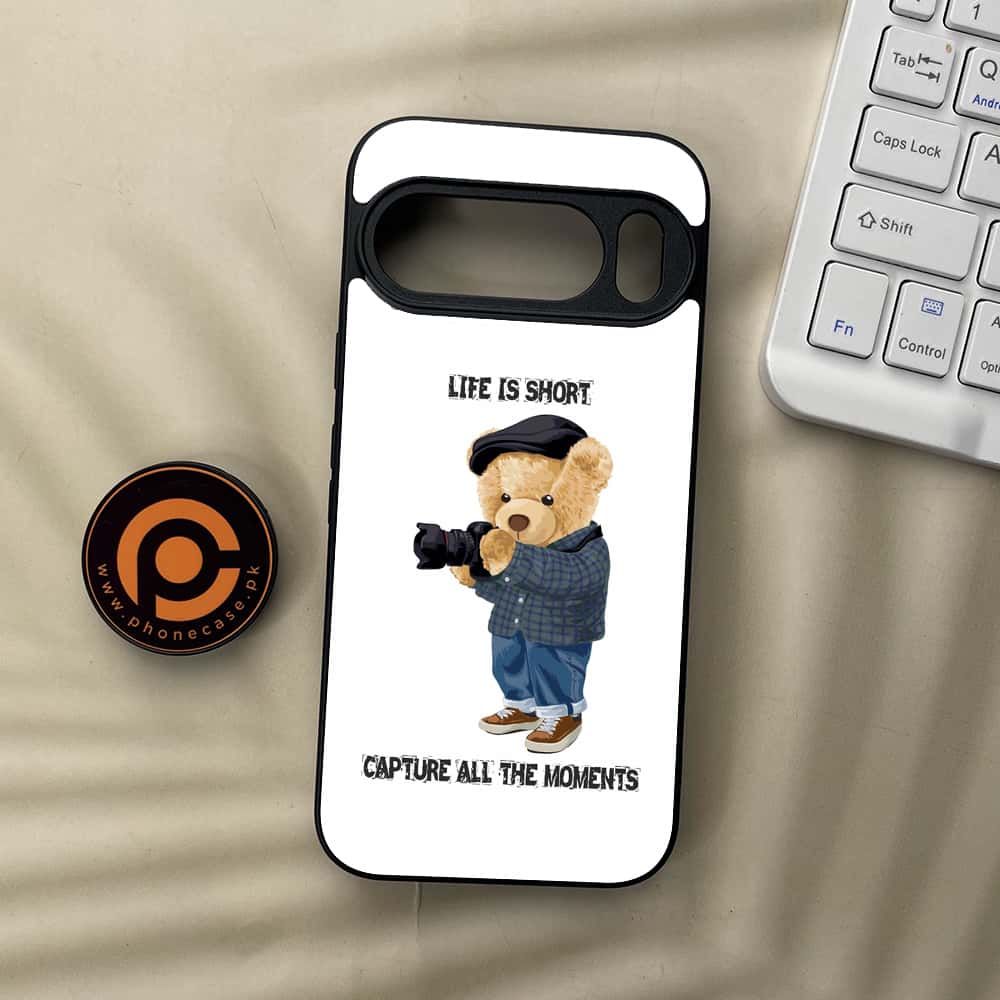 Google Pixel 10  - Cool Bear Series - Premium Metal Printed soft Bumper Shockof Case