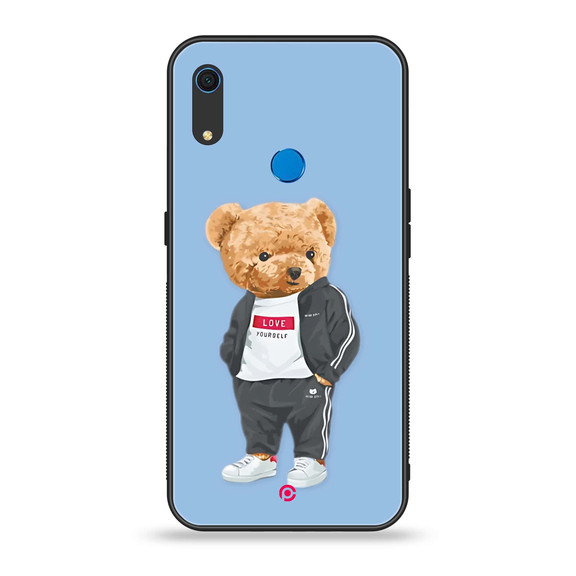 Huawei Y6s - Cool Bear Series - Premium Printed Metal soft Bumper shock Proof Case