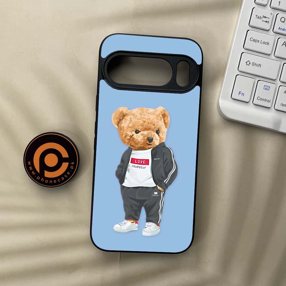 Google Pixel 10 Pro XL - Cool Bear Series - Premium Metal Printed soft Bumper Shock Proof Case