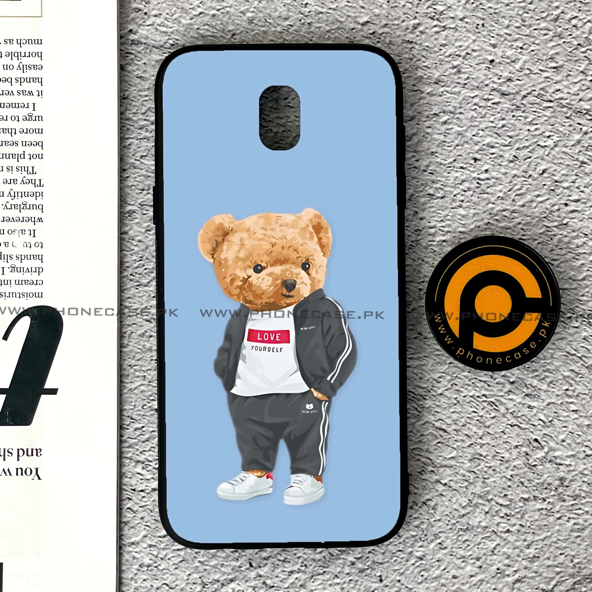 Samsung Galaxy J5 Pro 2017 - Cool Bear Series - Premium Printed Metal soft Bumper shock Proof Case