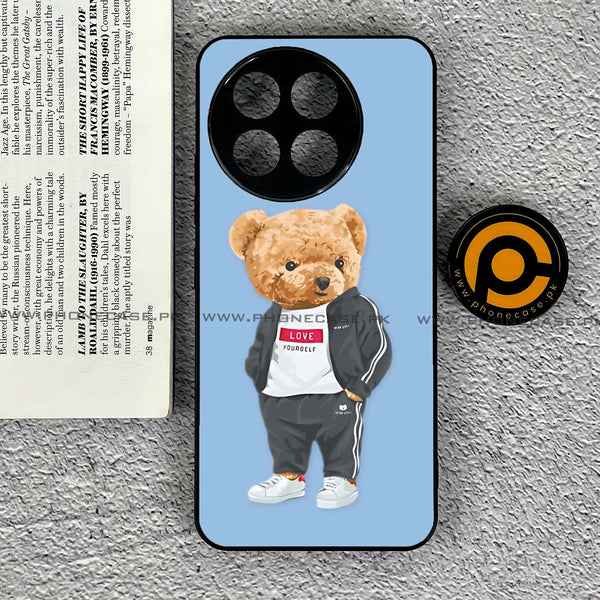 Tecno Spark 30 Pro - Cool Bear Design 11 - Premium Printed Glass soft Bumper shock Proof Case CS-35759