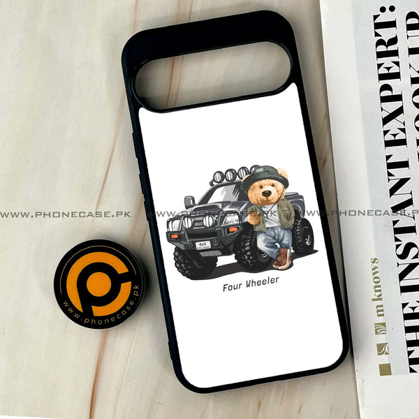 Google Pixel 9 Pro XL - Cool Bear Series - Premium Metal Printed soft Bumper Shock Proof Case