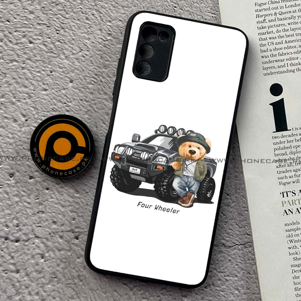 Samsung Galaxy A02s - Cool Bear Series - Premium Printed Metal soft Bumper shock Proof Case