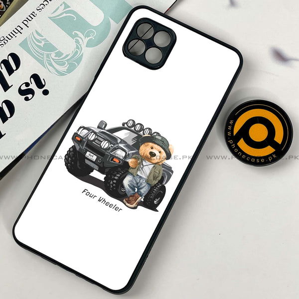 Samsung Galaxy A06 - Cool Bear Series - Premium Metal Printed soft Bumper shock Proof Case