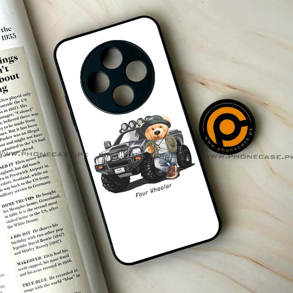 Oppo F27 Pro - Cool Bear Series - Premium Metal Printed soft Bumper Shock Proof Case