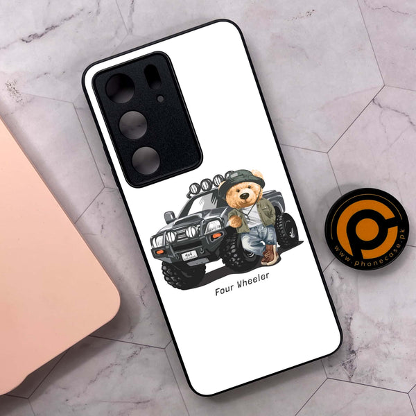 Realme C75x 4G - Cool Bear Series - Premium Metal Printed soft Bumper shock Proof Case