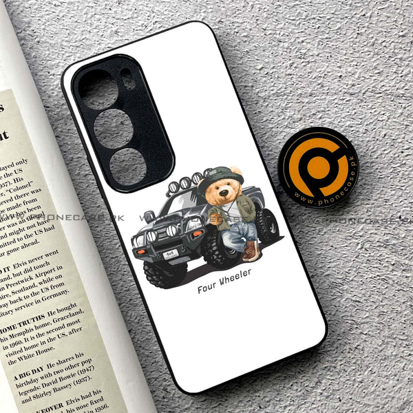 Vivo Y19s Pro - Cool Bear Series - Premium Metal Printed soft Bumper shock Proof Case