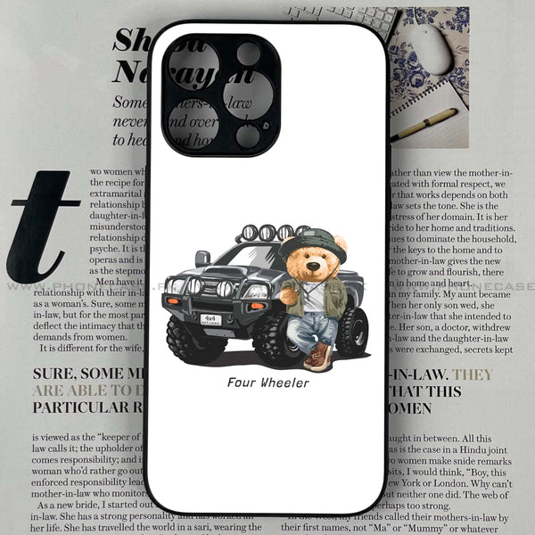 iPhone 16 Pro Max - Cool Bear Series - Premium Printed Glass soft Bumper shock Proof Case