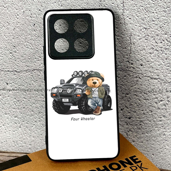 Xiaomi 14T - Cool Bear Series - Premium Printed Glass soft Bumper shock Proof Case