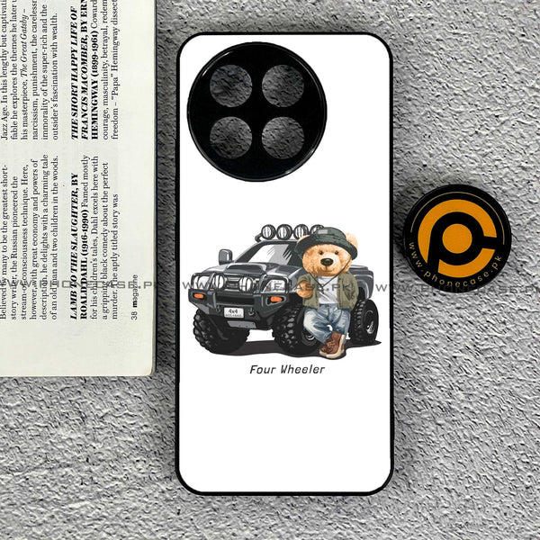 Tecno Spark 30 Pro - Cool Bear Design 1  - Premium Printed Glass soft Bumper shock Proof Case CS-34662