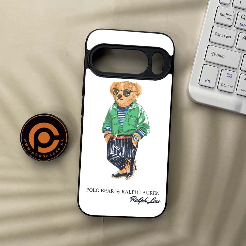 Google Pixel 10  - Cool Bear Series - Premium Metal Printed soft Bumper Shockof Case