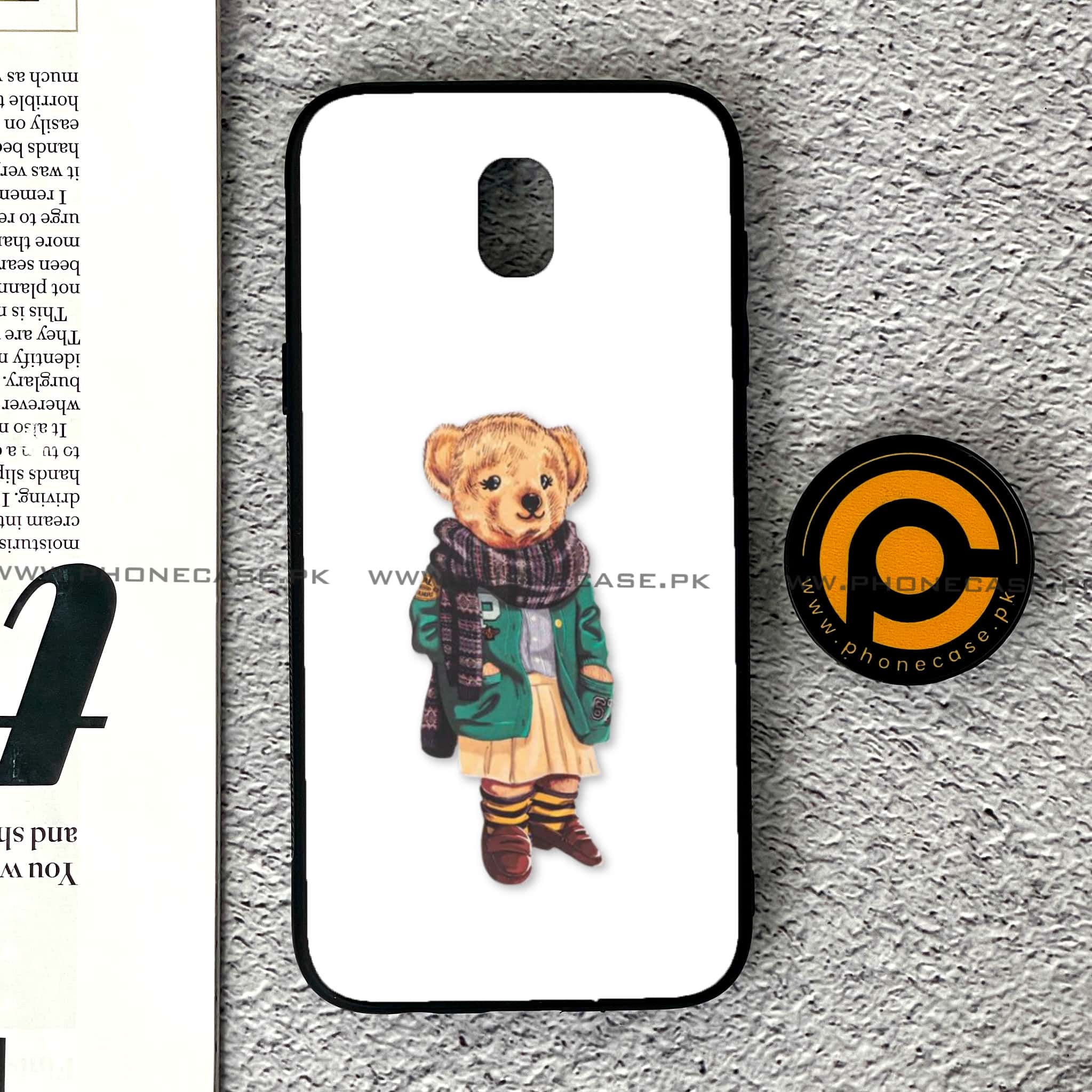 Samsung Galaxy J5 Pro 2017 - Cool Bear Series - Premium Printed Metal soft Bumper shock Proof Case