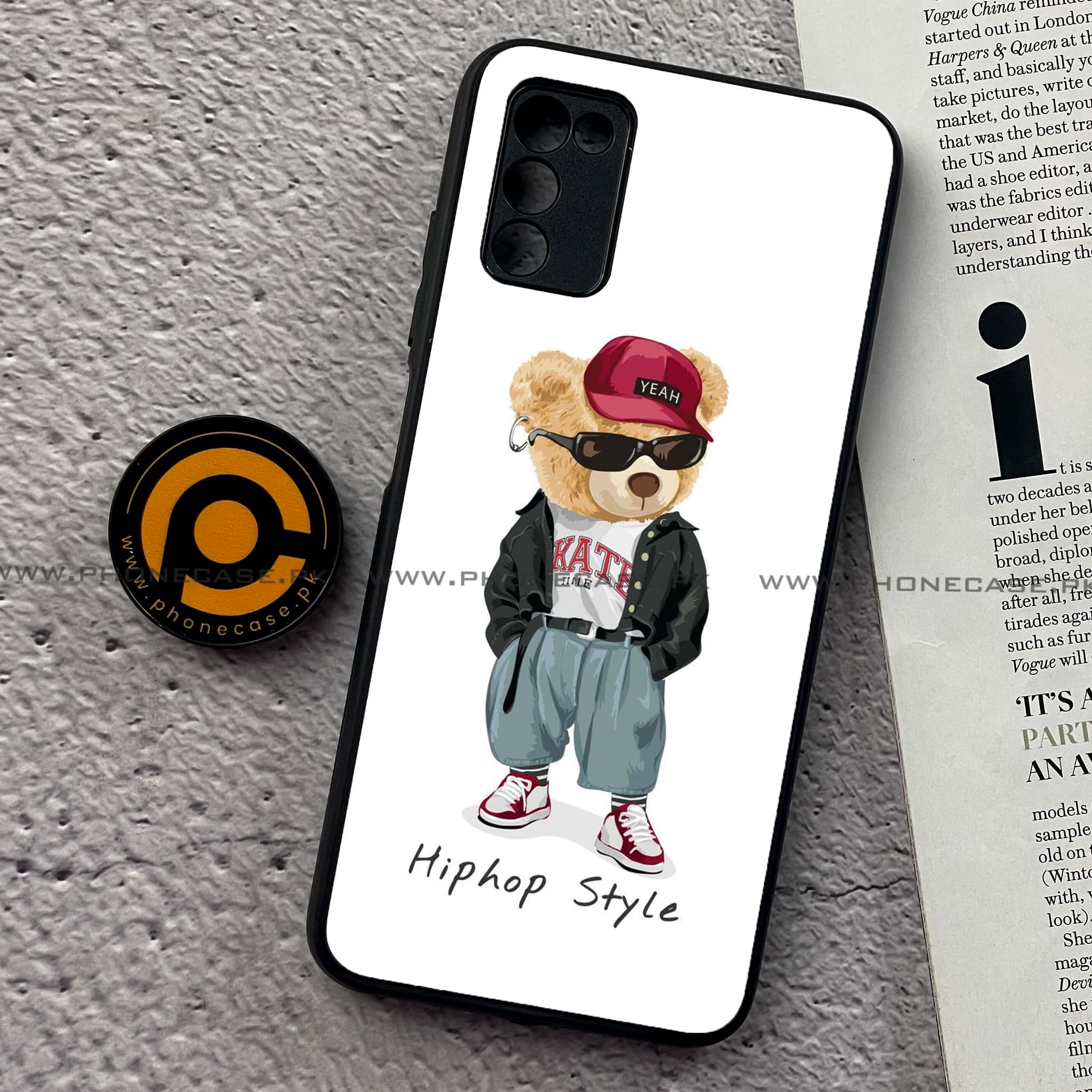 Samsung Galaxy A02s - Cool Bear Series - Premium Printed Metal soft Bumper shock Proof Case