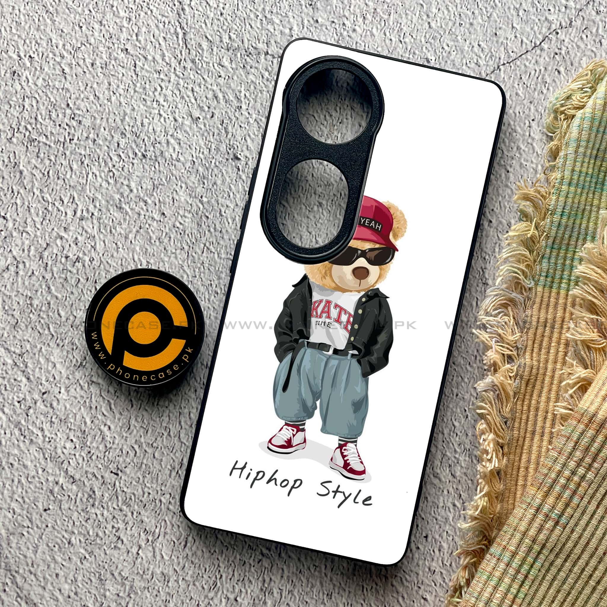 Vivo V40 Pro - Cool Bear Series - Premium Metal Printed soft Bumper shock Proof Case