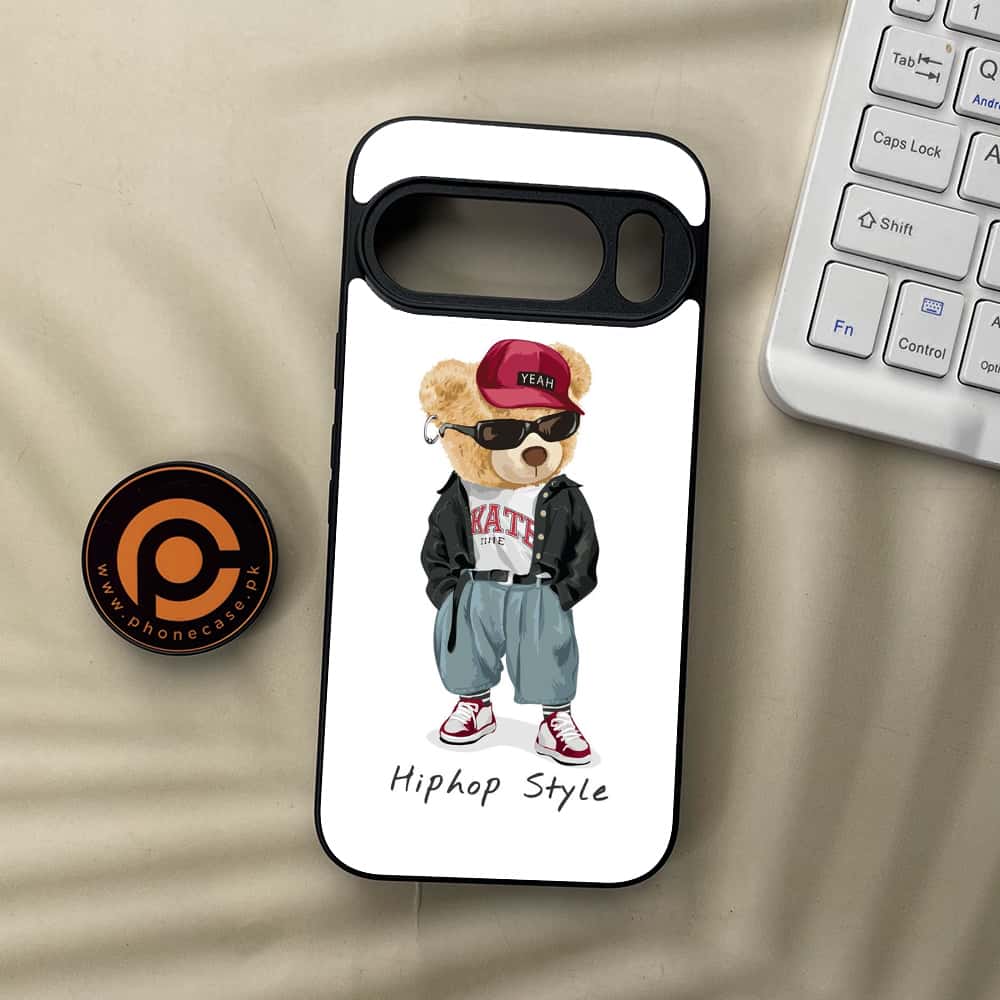 Google Pixel 10  - Cool Bear Series - Premium Metal Printed soft Bumper Shockof Case