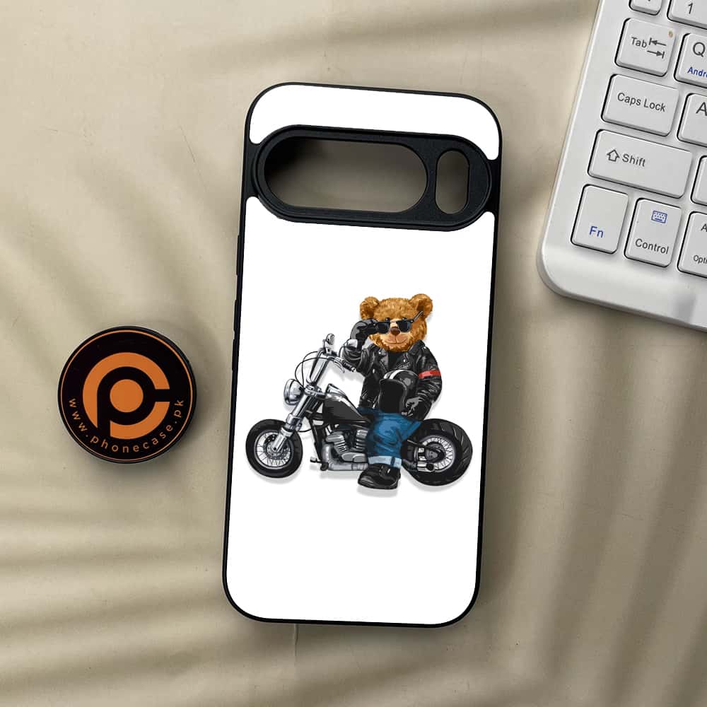 Google Pixel 10  - Cool Bear Series - Premium Metal Printed soft Bumper Shockof Case