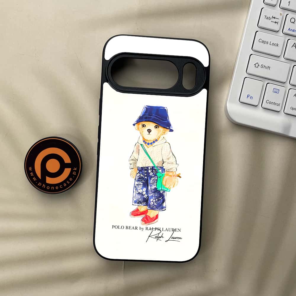 Google Pixel 10  - Cool Bear Series - Premium Metal Printed soft Bumper Shockof Case