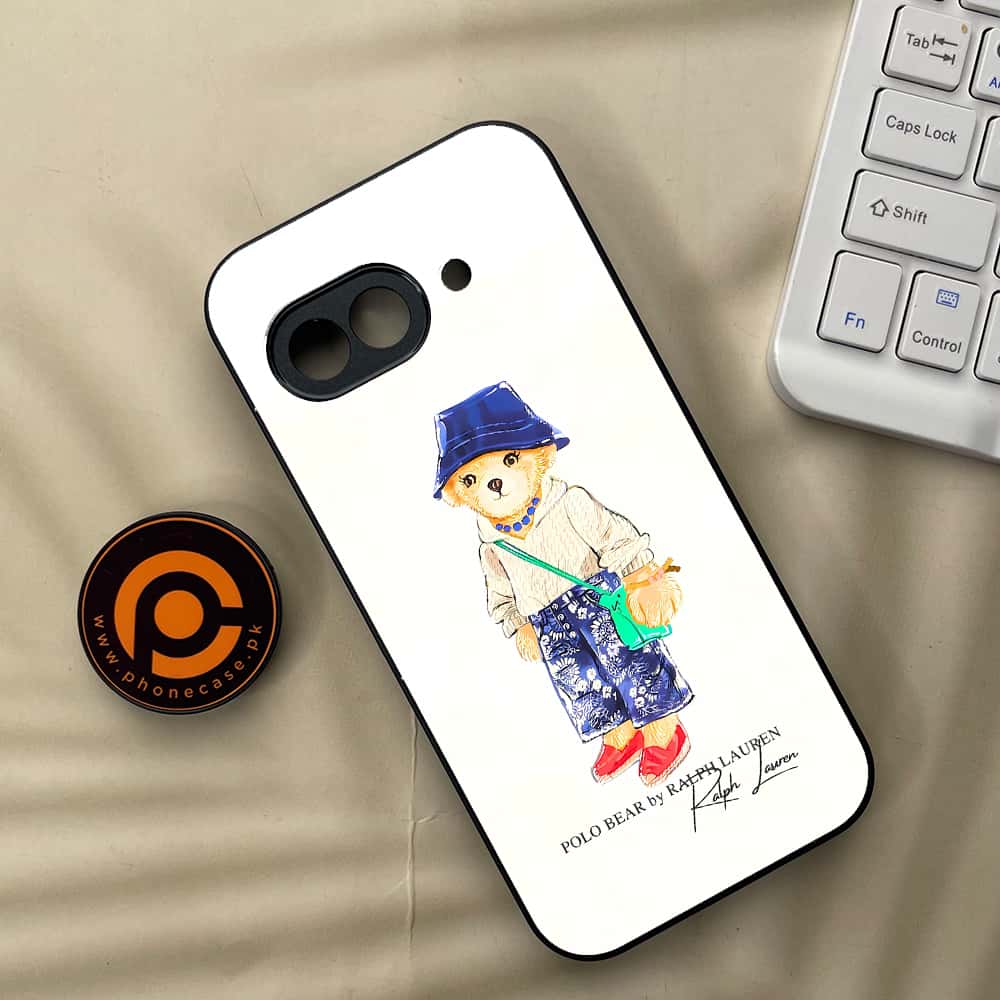 Google Pixel 9a - Cool Bear Series - Premium Metal Printed soft Bumper Shock Proof Case
