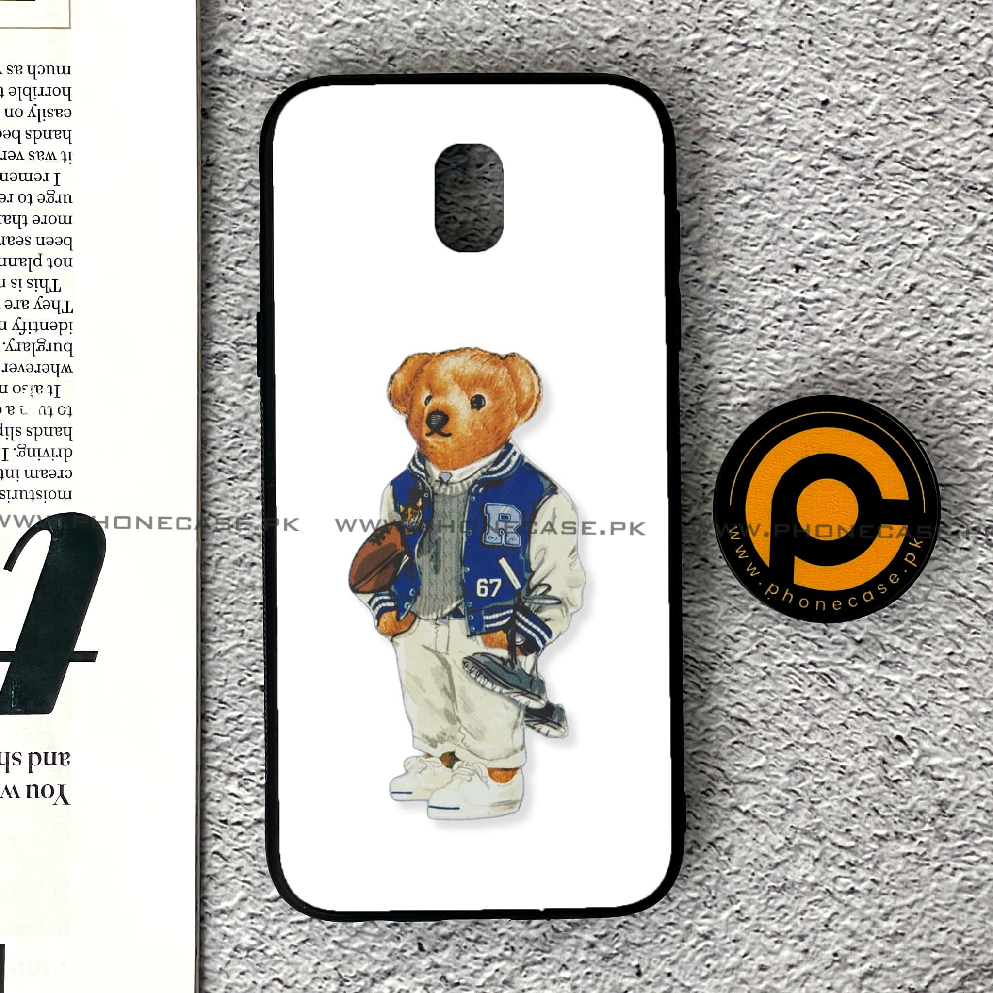 Samsung Galaxy J5 Pro 2017 - Cool Bear Series - Premium Printed Metal soft Bumper shock Proof Case