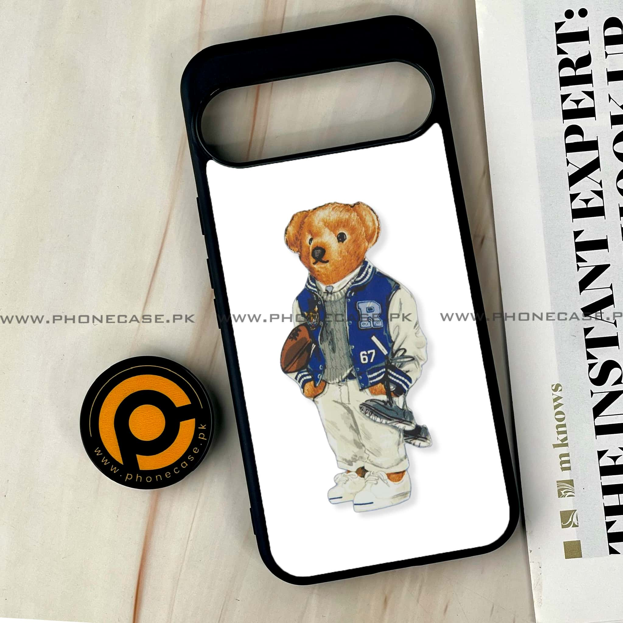 Google Pixel 9 Pro XL - Cool Bear Series - Premium Printed Glass soft Bumper shock Proof Case