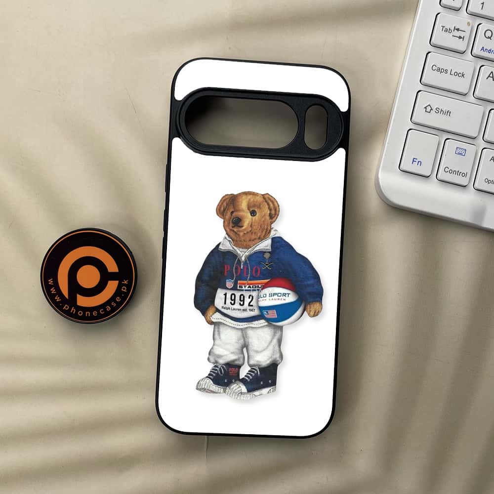Google Pixel 10  - Cool Bear Series - Premium Metal Printed soft Bumper Shockof Case