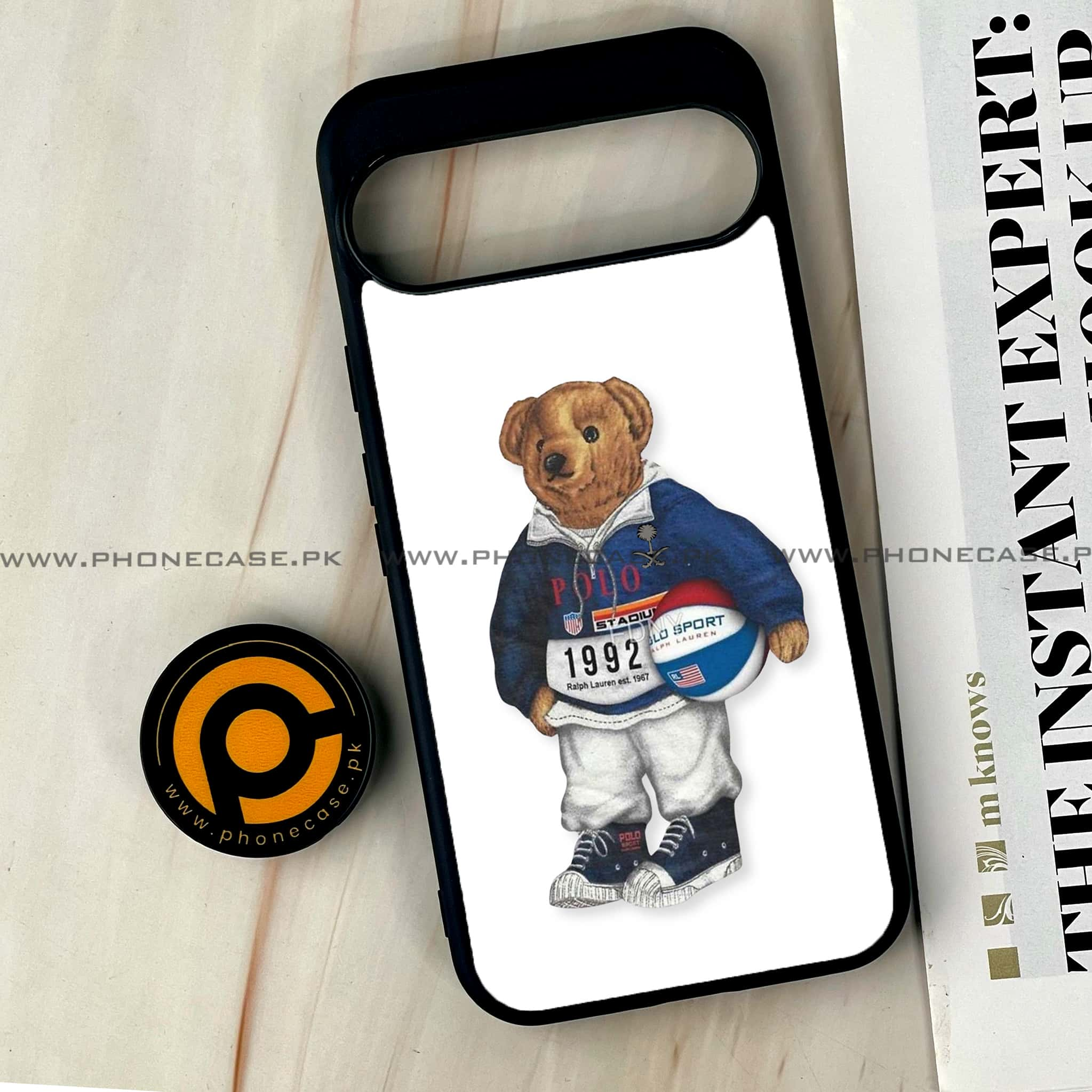 Google Pixel 9 Pro XL - Cool Bear Series - Premium Printed Glass soft Bumper shock Proof Case