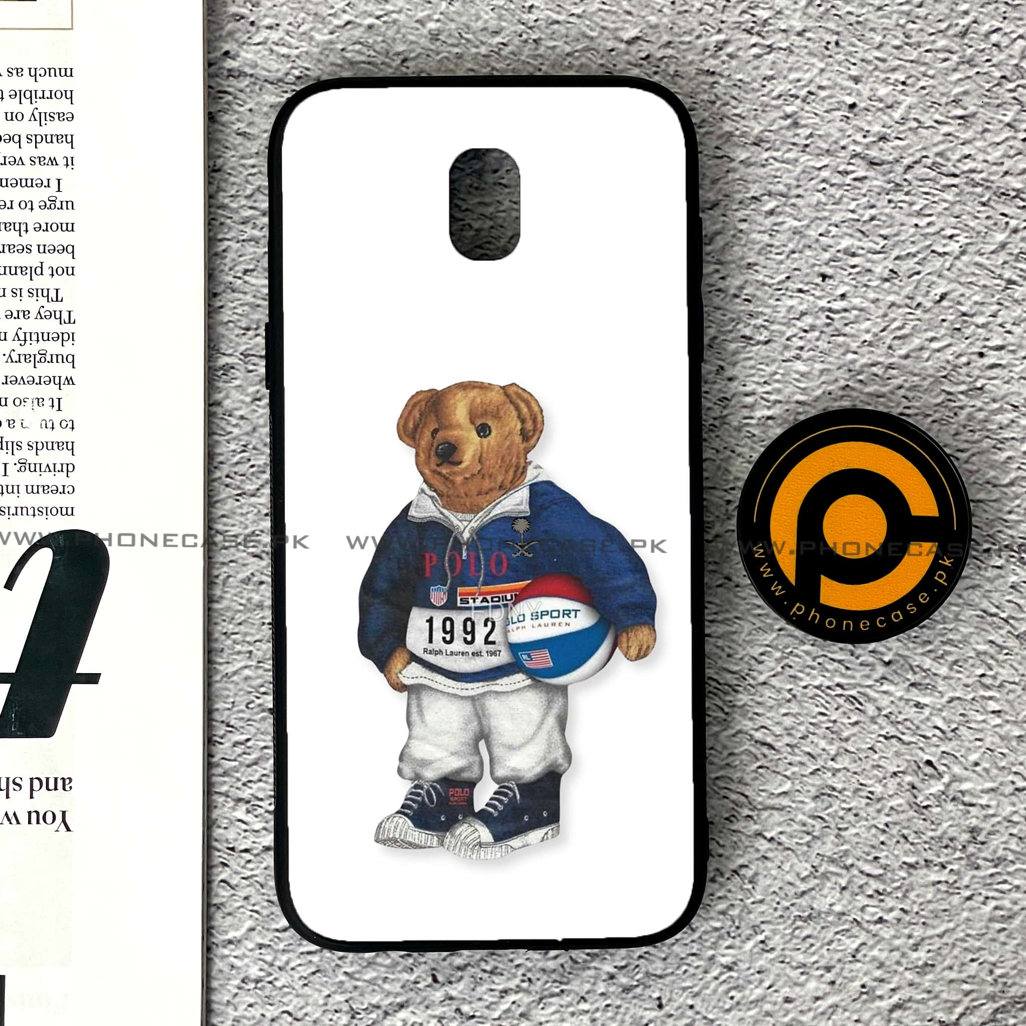 Samsung Galaxy J5 Pro 2017 - Cool Bear Series - Premium Printed Metal soft Bumper shock Proof Case