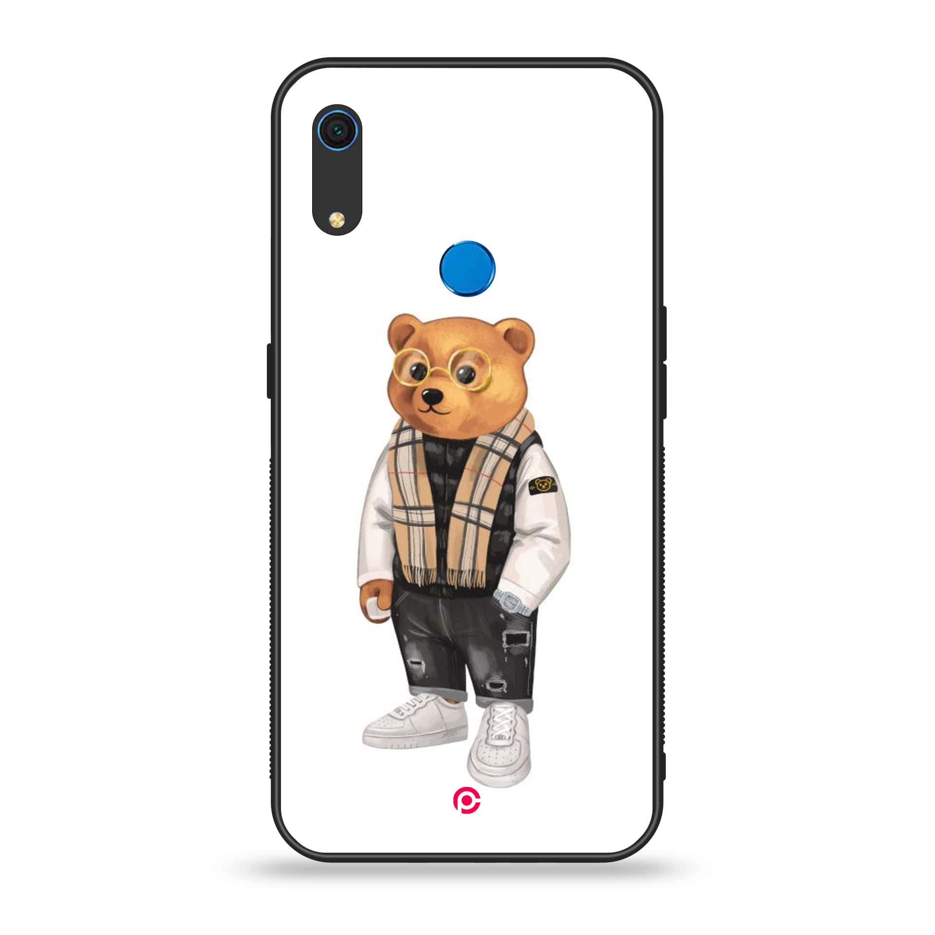 Huawei Y6s - Cool Bear Series - Premium Printed Metal soft Bumper shock Proof Case