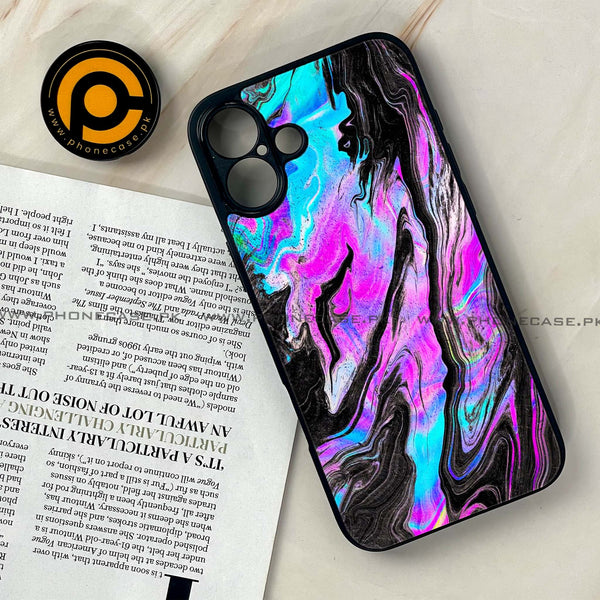 iPhone 16 Plus - Cosmic Inferno - Premium Printed Glass soft Bumper shock Proof Case