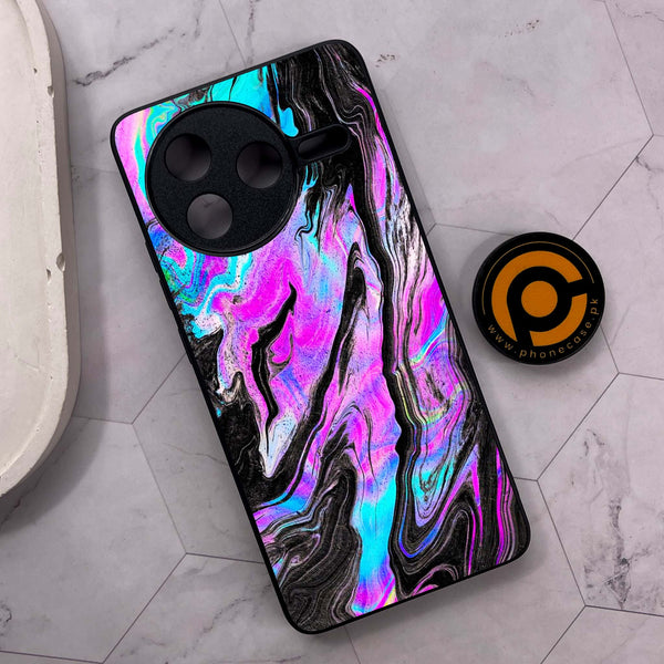 Xiaomi Poco F7 Pro 5G - Cosmic Inferno - Premium Metal Printed soft Bumper shock Proof Case
