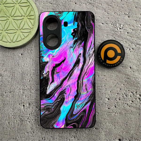 Xiaomi Poco X7 Pro 5G - Cosmic Inferno -  Premium Printed Metal soft Bumper shock Proof Case