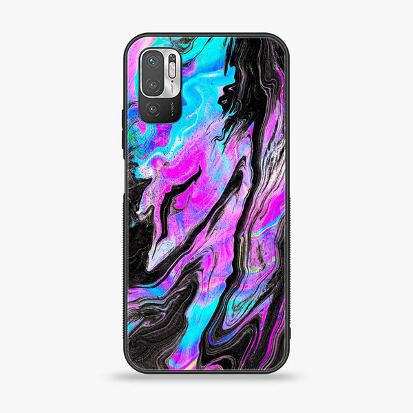 Xiaomi Redmi Note 10 5G - Cosmic Inferno - Premium Printed Glass soft Bumper shock Proof Case