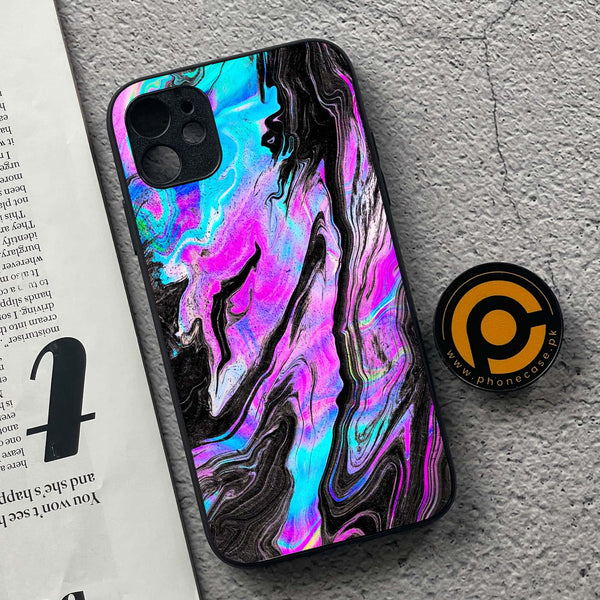 iPhone 11 - Cosmic Inferno - Premium Metal  Printed soft Bumper shock Proof Case