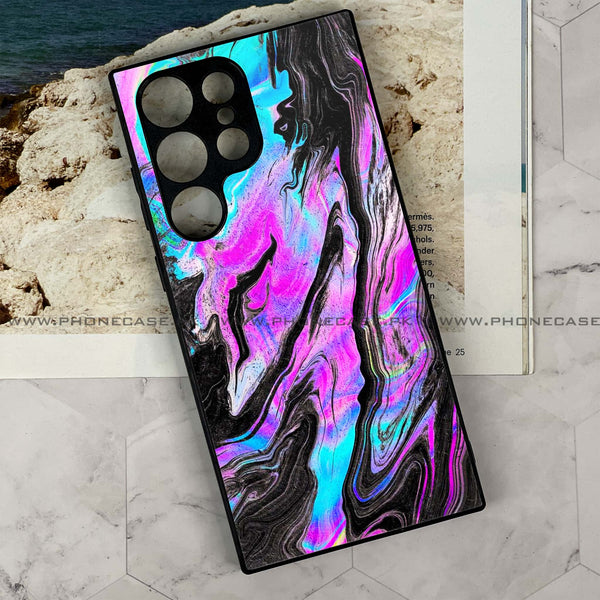Samsung Galaxy S24 Ultra - Cosmic Inferno - Premium Metal Printed soft Bumper shock Proof Case