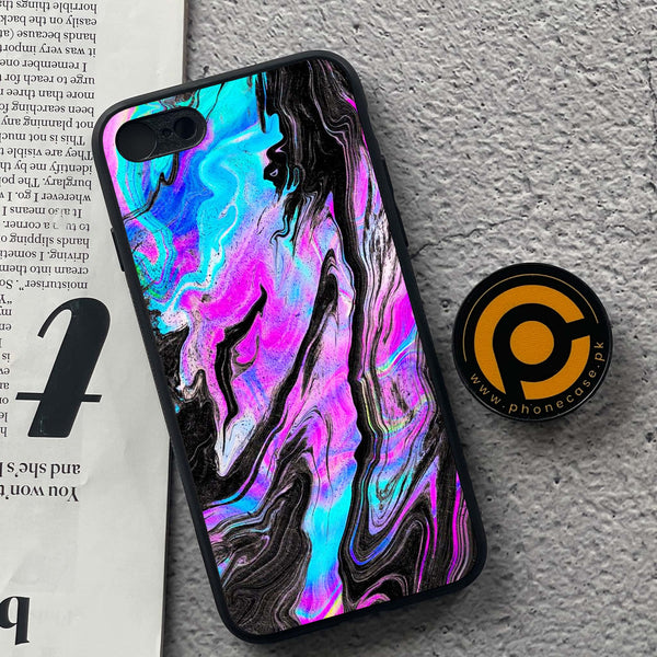 iPhone 7/8 - Cosmic Inferno - Premium Metal  Printed soft Bumper shock Proof Case