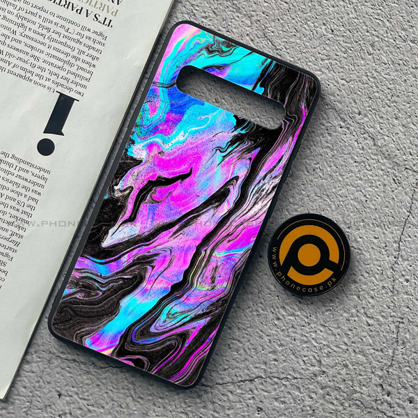 Samsung Galaxy S10 5G - Cosmic Inferno - Premium Printed Glass soft Bumper Shock Proof Case