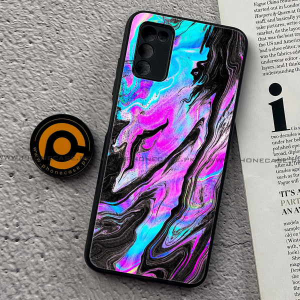 Samsung Galaxy A02s - Cosmic Inferno - Premium Printed Metal Soft Case