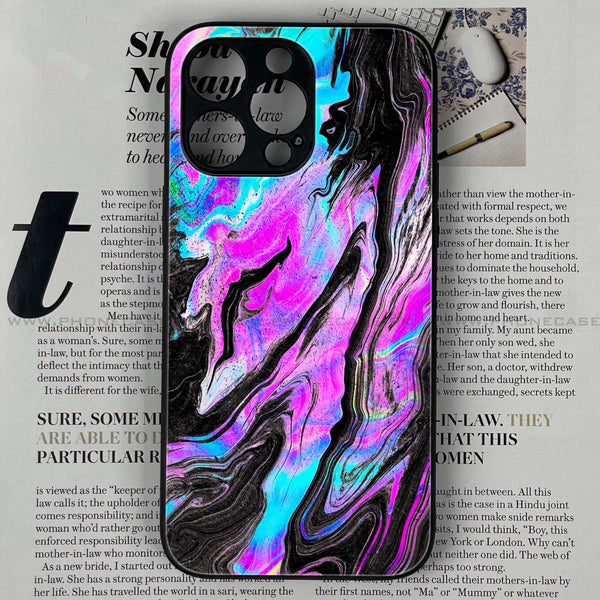 iPhone 16 Pro Max - Cosmic Inferno - Premium Printed Glass soft Bumper shock Proof Case