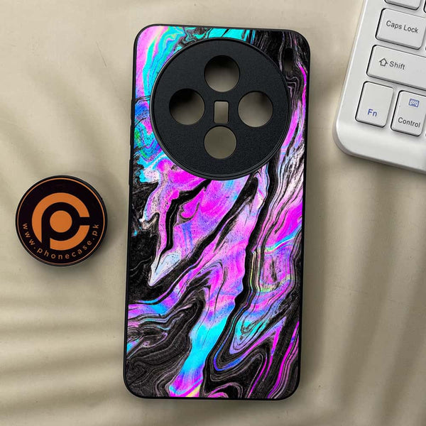 Vivo X200 - Cosmic Inferno - Premium Metal  Printed soft Bumper shock Proof Case