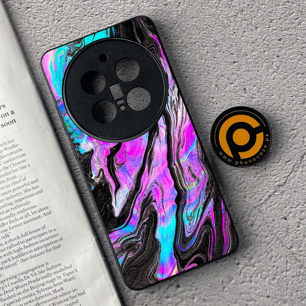 Vivo X200 Pro - Cosmic Inferno - Premium Metal  Printed soft Bumper shock Proof Case