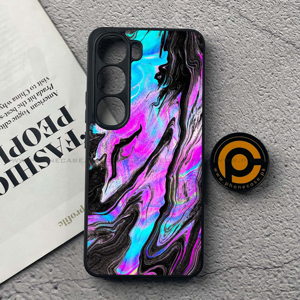 Vivo V40 Lite (IDN) - Cosmic Inferno - Premium Metal Printed soft Bumper Shock Proof Case