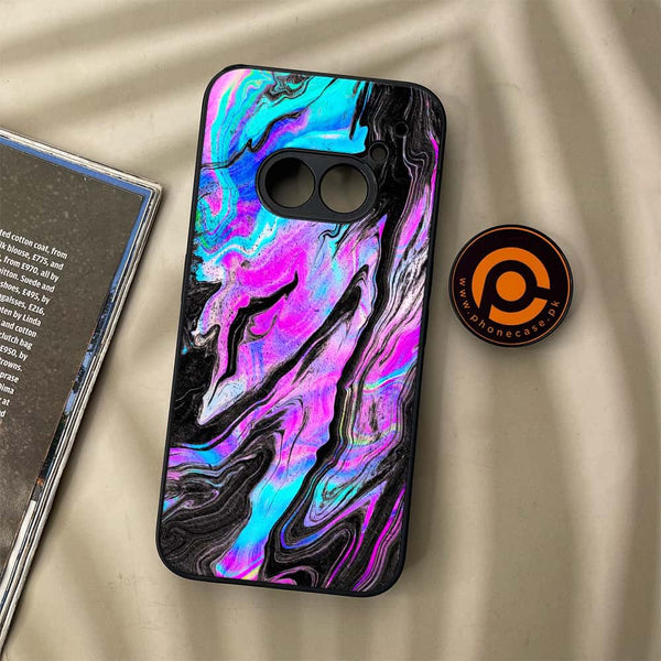 Nothing Phone (2a) - Cosmic Inferno - Premium Metal Printed soft Bumper Shock Proof Case