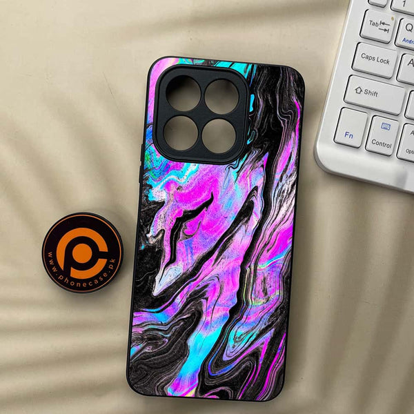 Honor X5b Plus - Cosmic Inferno - Premium Metal Printed soft Bumper shock Proof Case