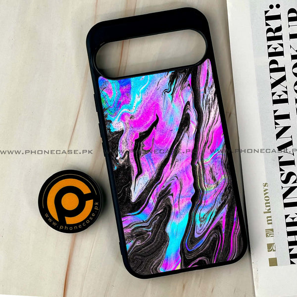 Google Pixel 9 Pro XL - Cosmic Inferno - Premium Printed Glass soft Bumper shock Proof Case