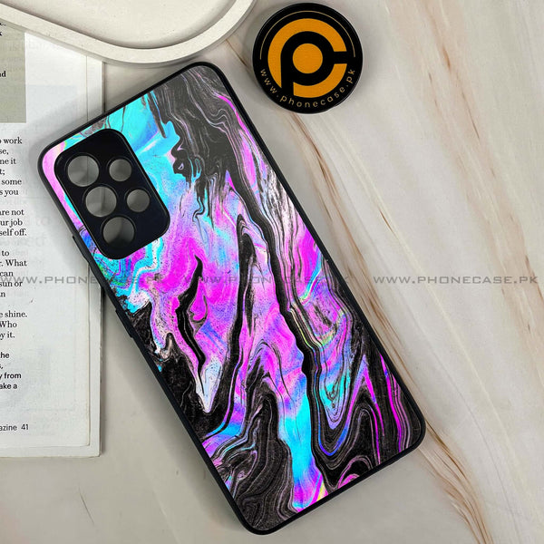 Samsung Galaxy A32 - Cosmic Inferno - Premium Printed Glass soft Bumper shock Proof Case
