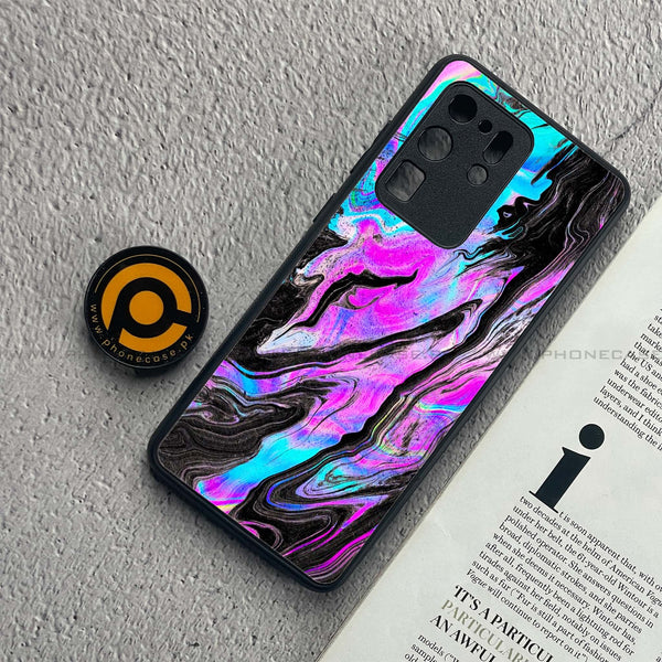 Samsung Galaxy S20 Ultra - Cosmic Inferno - Premium Metal  Printed soft Bumper shock Proof Case