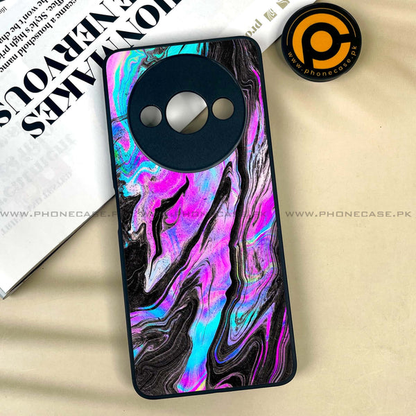 Xiaomi Redmi A3x - Cosmic Inferno -  Premium Printed Metal soft Bumper shock Proof Case