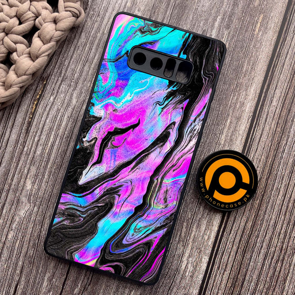 Samsung Galaxy Note 8 - Cosmic Inferno - Premium Metal Printed soft Bumper shock Proof Case