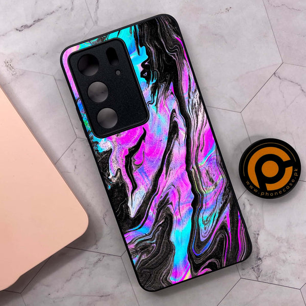 Realme C75x 4G - Cosmic Inferno - Premium Metal Printed soft Bumper shock Proof Case